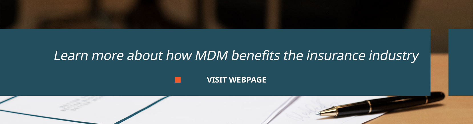 how mdm benefits the insurance industry